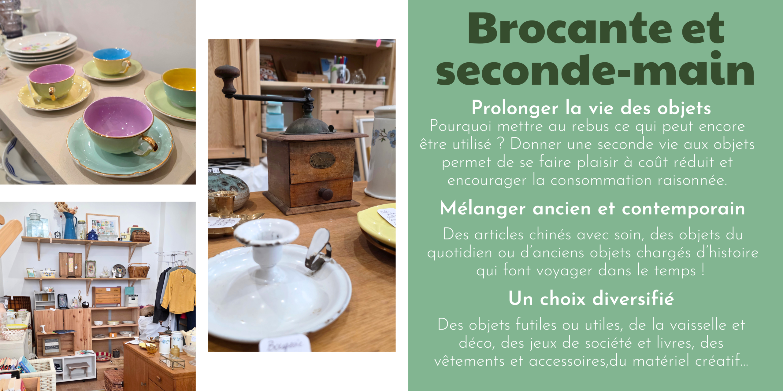 boutique de brocante et seconde main paris 15ème pasteur convention vaugirard